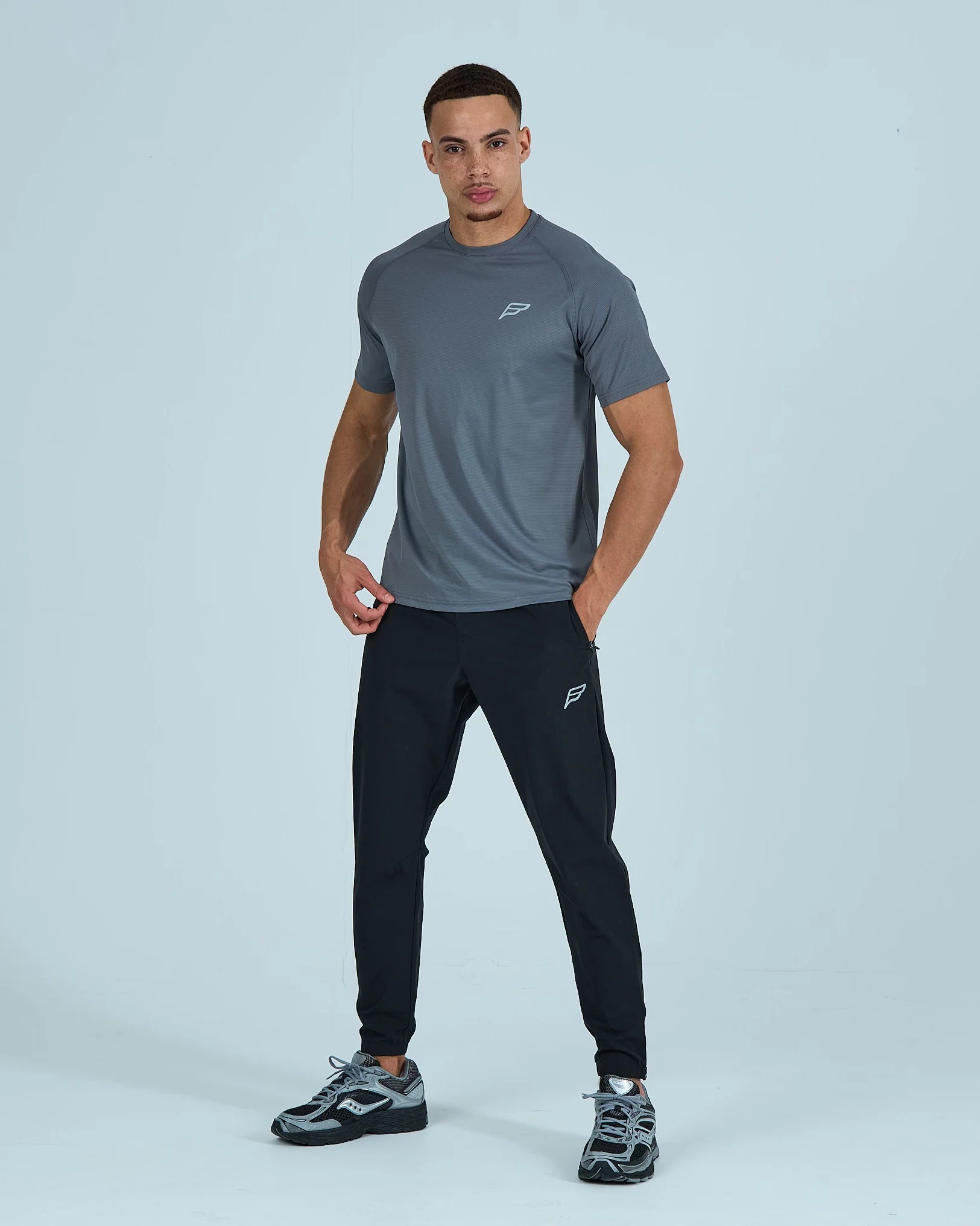 Mens Core Flex T-Shirt - Grey - Image 4