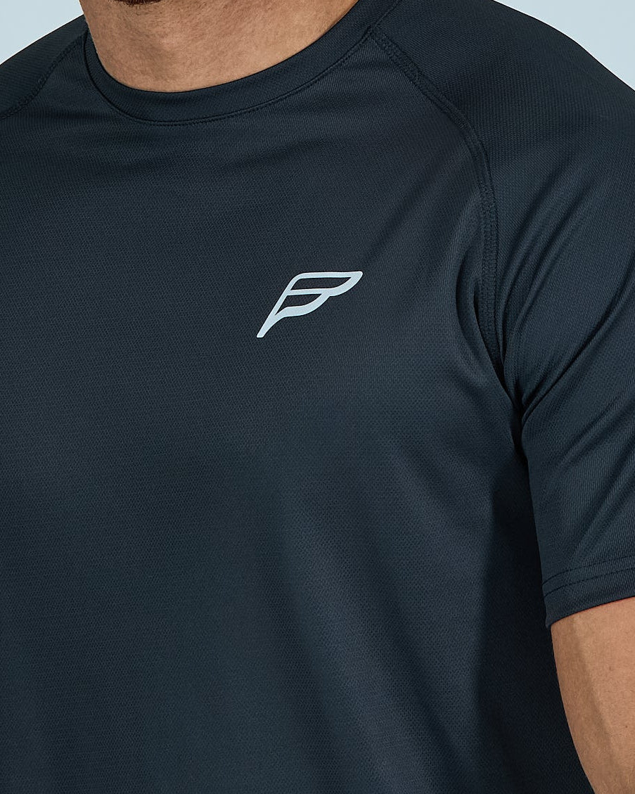 Mens Core Flex T-Shirt - Black - Image 3