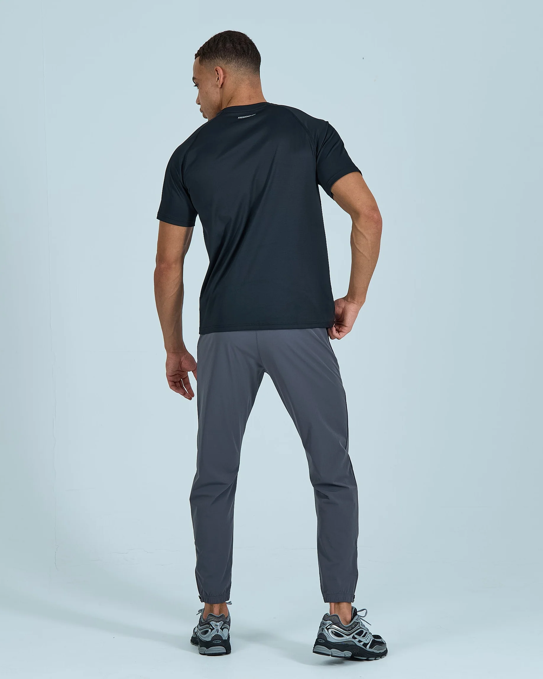 Mens Core Jogger Set - Black/Grey - Image 5