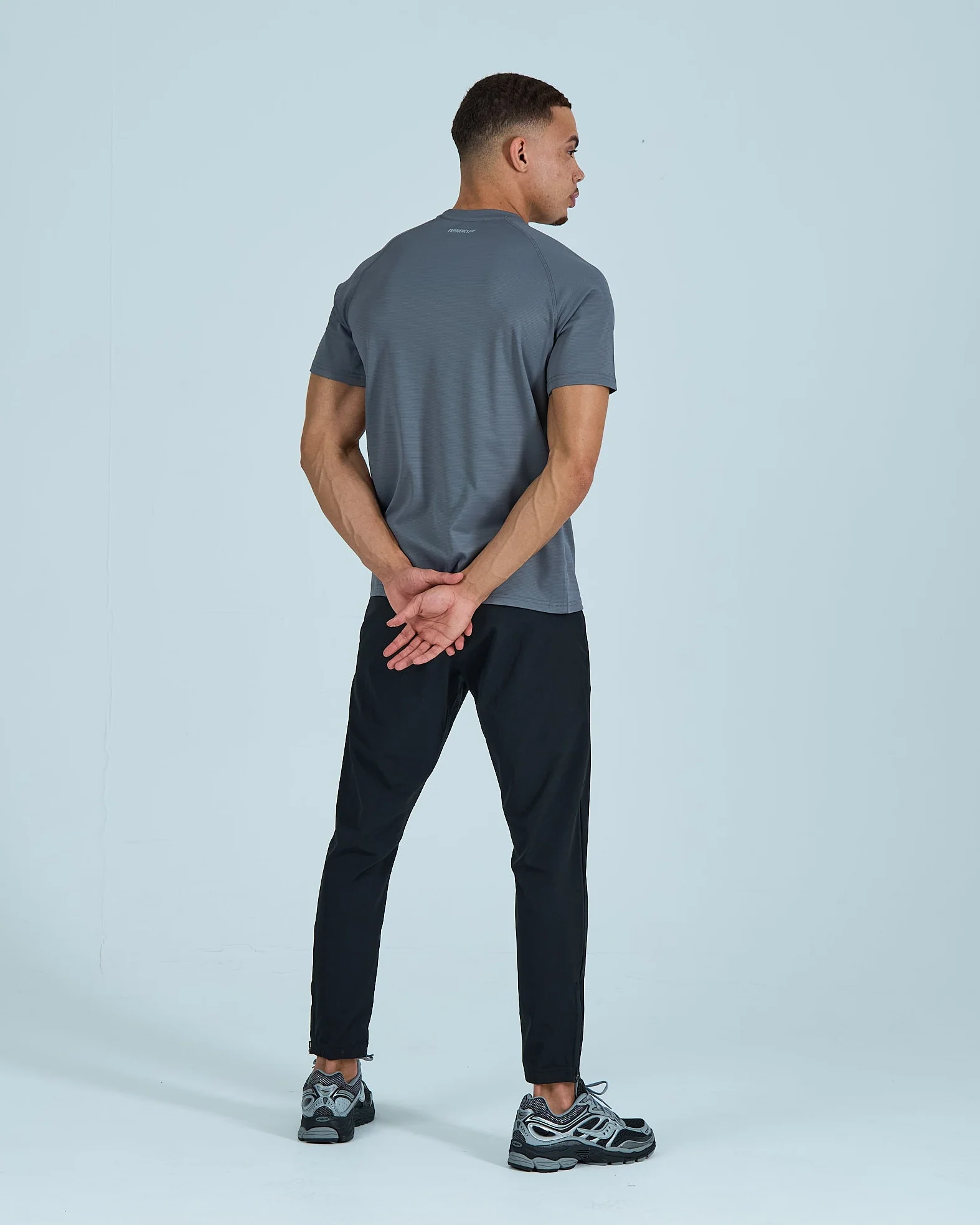 Mens Core Jogger Set - Grey/Black - Image 4