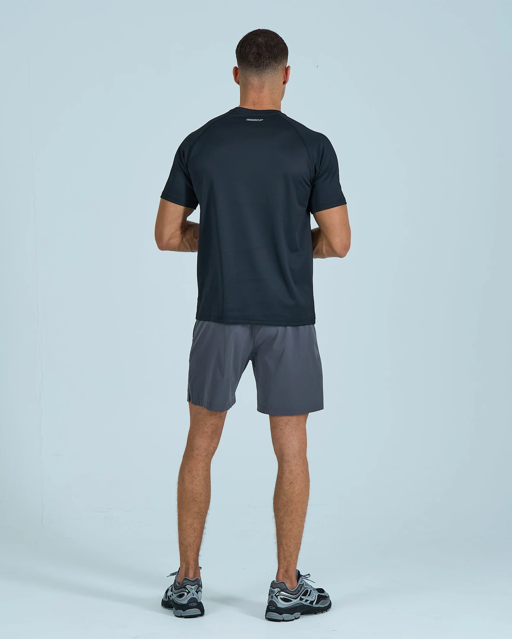 Mens Core Shorts Set - Black/Grey - Image 5