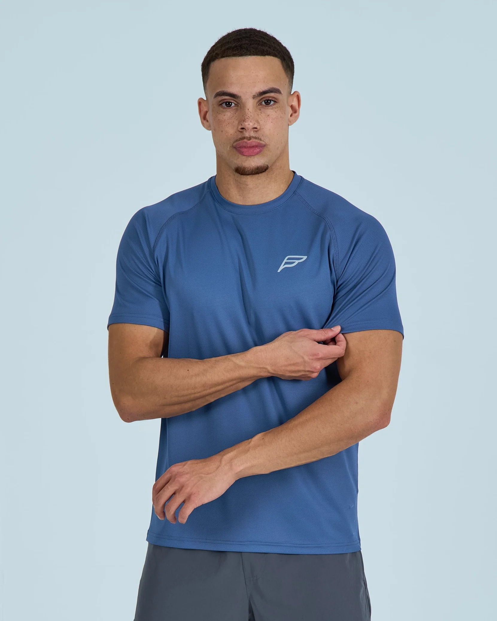 Mens Core Shorts Set - Blue/Grey - Image 3