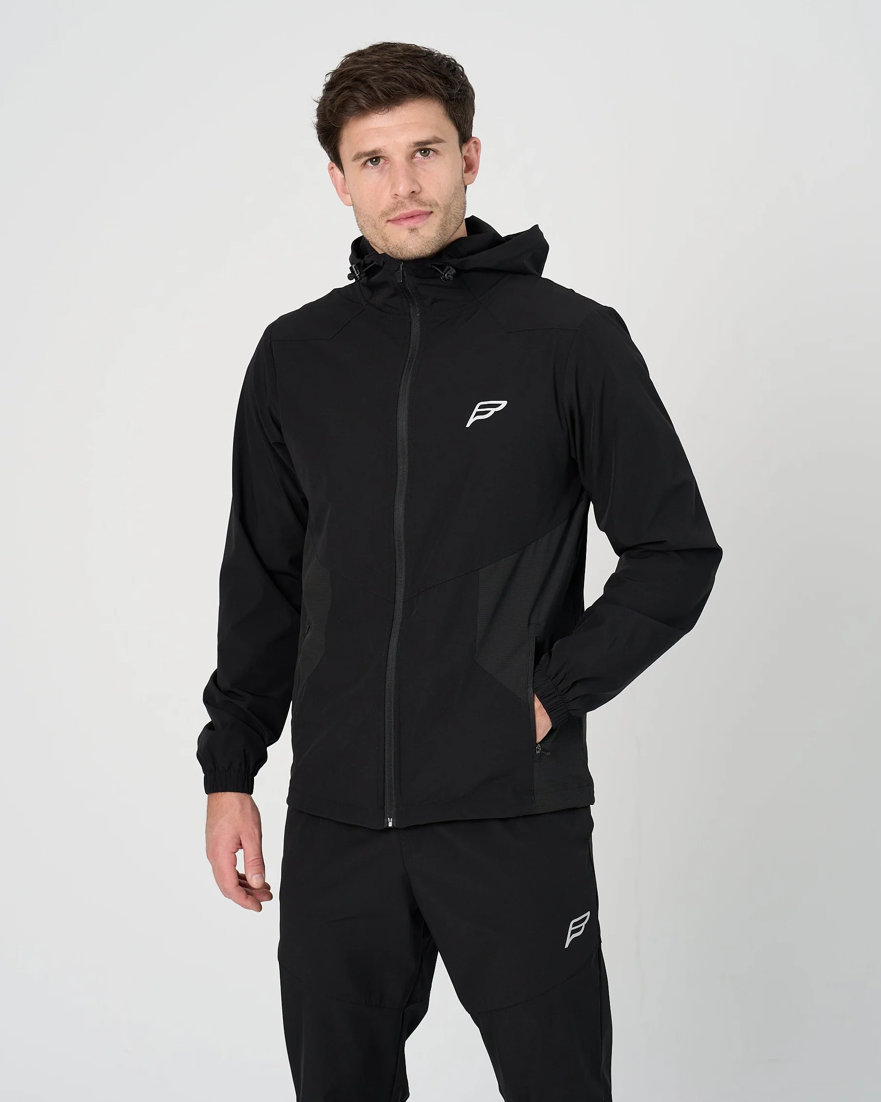 Mens Dynamic Track Jacket - Black - Image 2