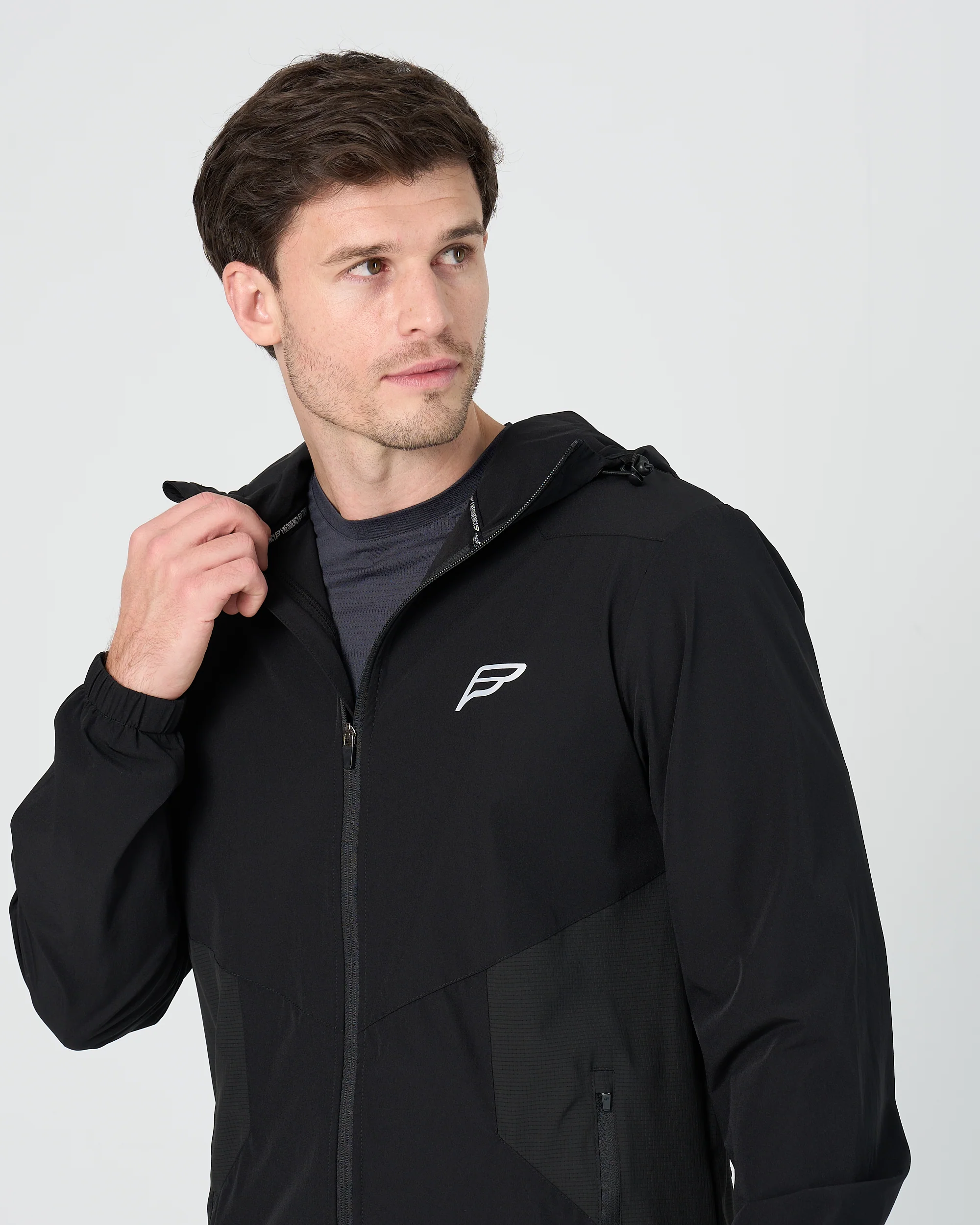 Mens Dynamic Track Jacket - Black - Image 3
