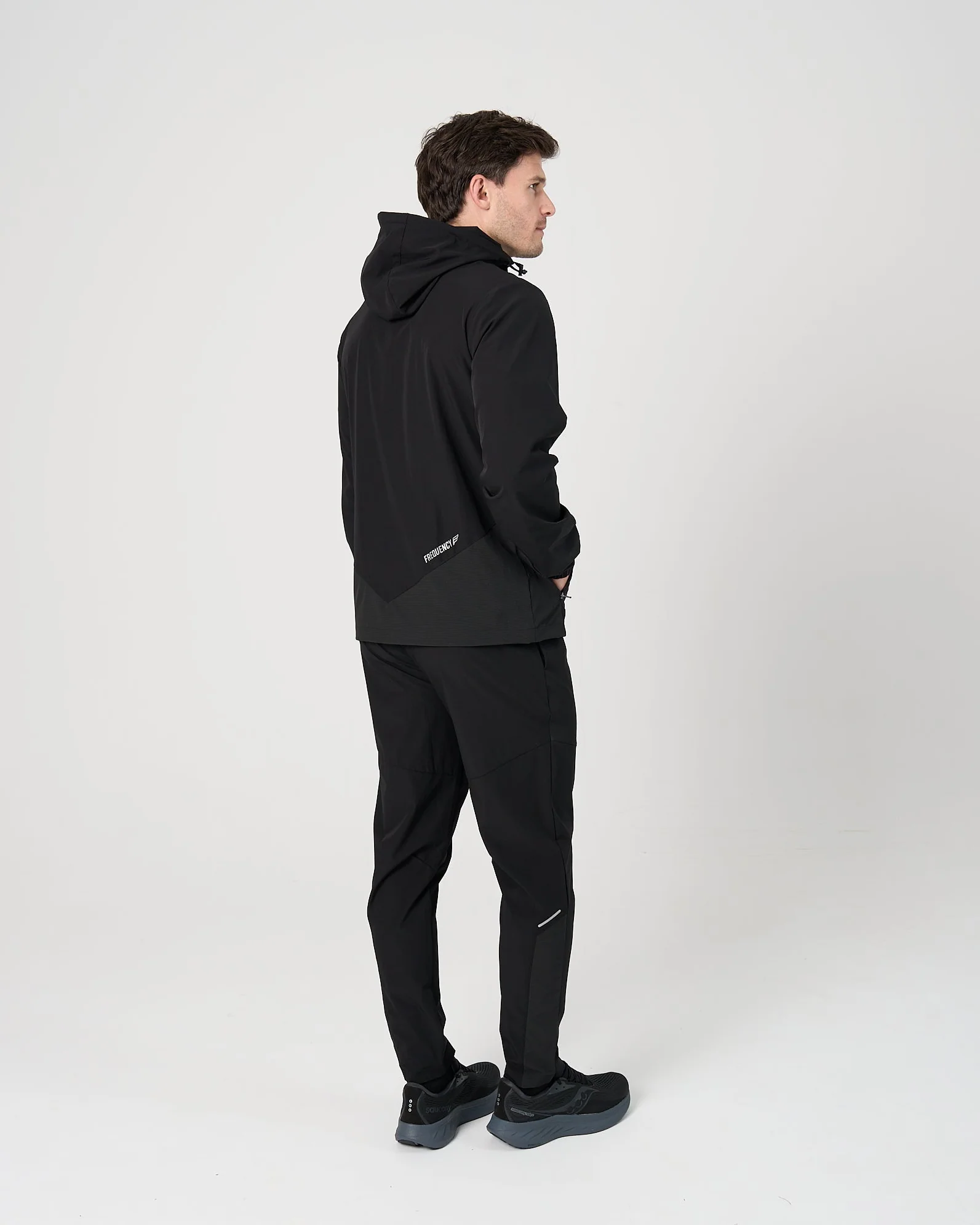Mens Dynamic Track Jacket - Black - Image 5