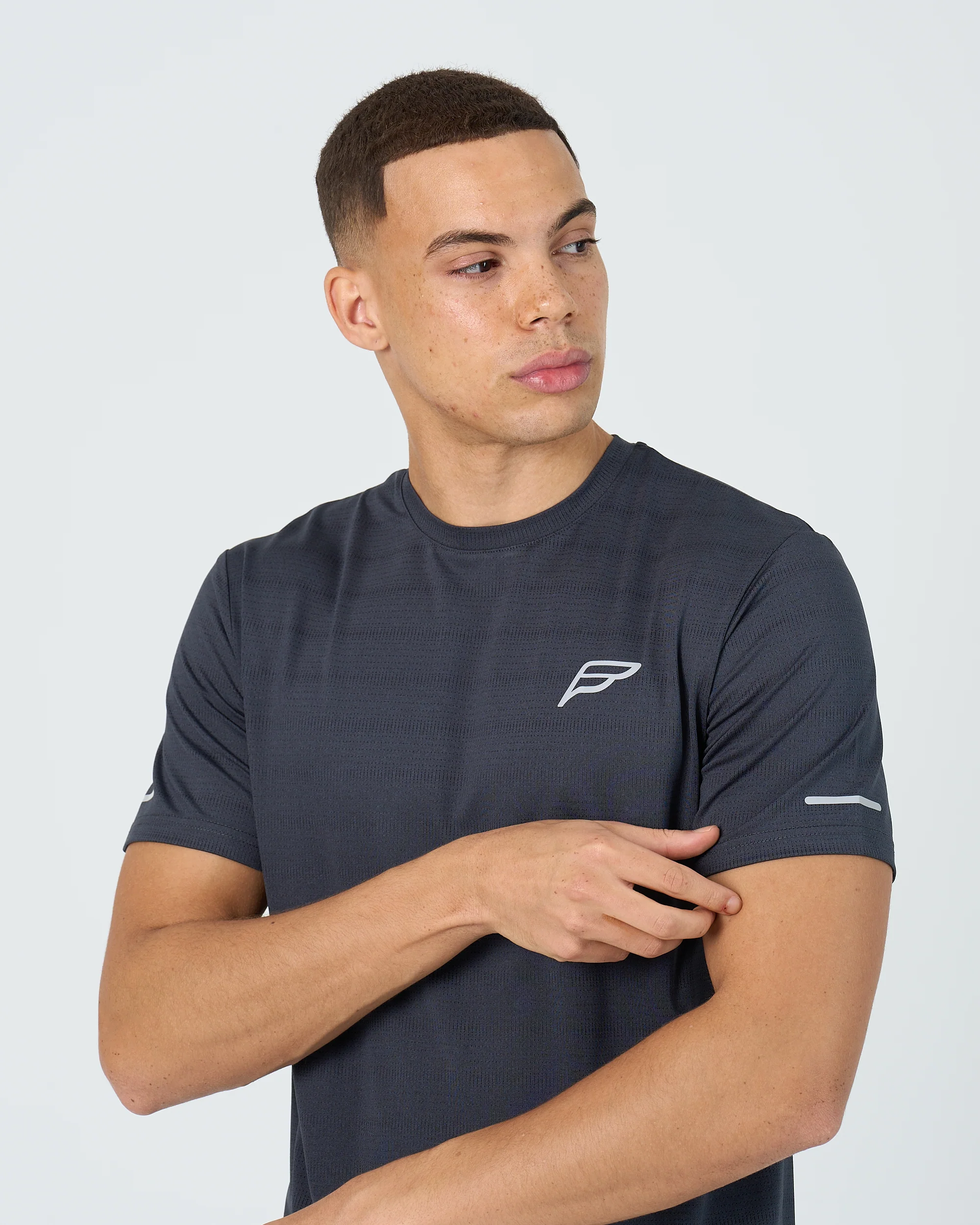 Mens Elevate T-Shirt - Graphite - Image 2