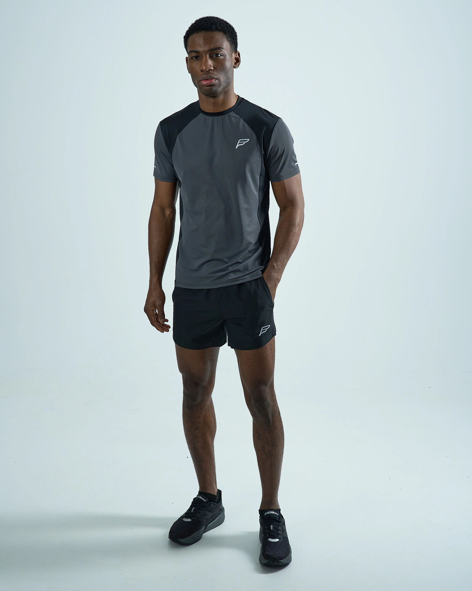 Mens Intense Tech T-Shirt - Graphite - Image 5