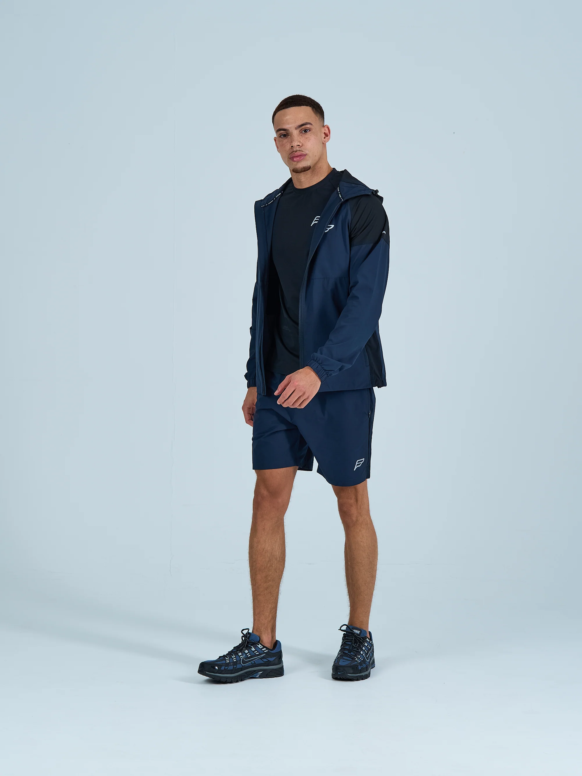 Mens Pace Shorts Set - Navy/Black - Image 5