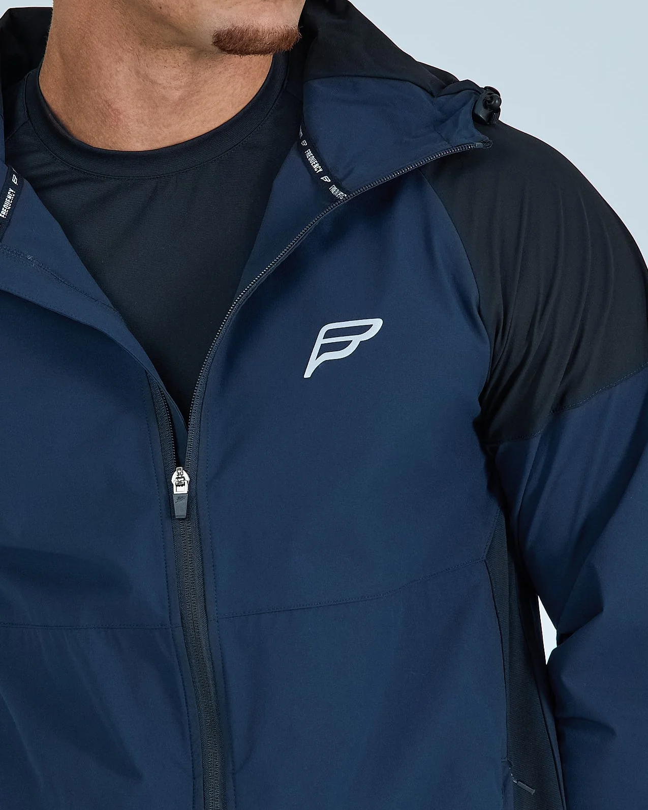 Mens Pace Windbreaker - Navy/Black - Image 3