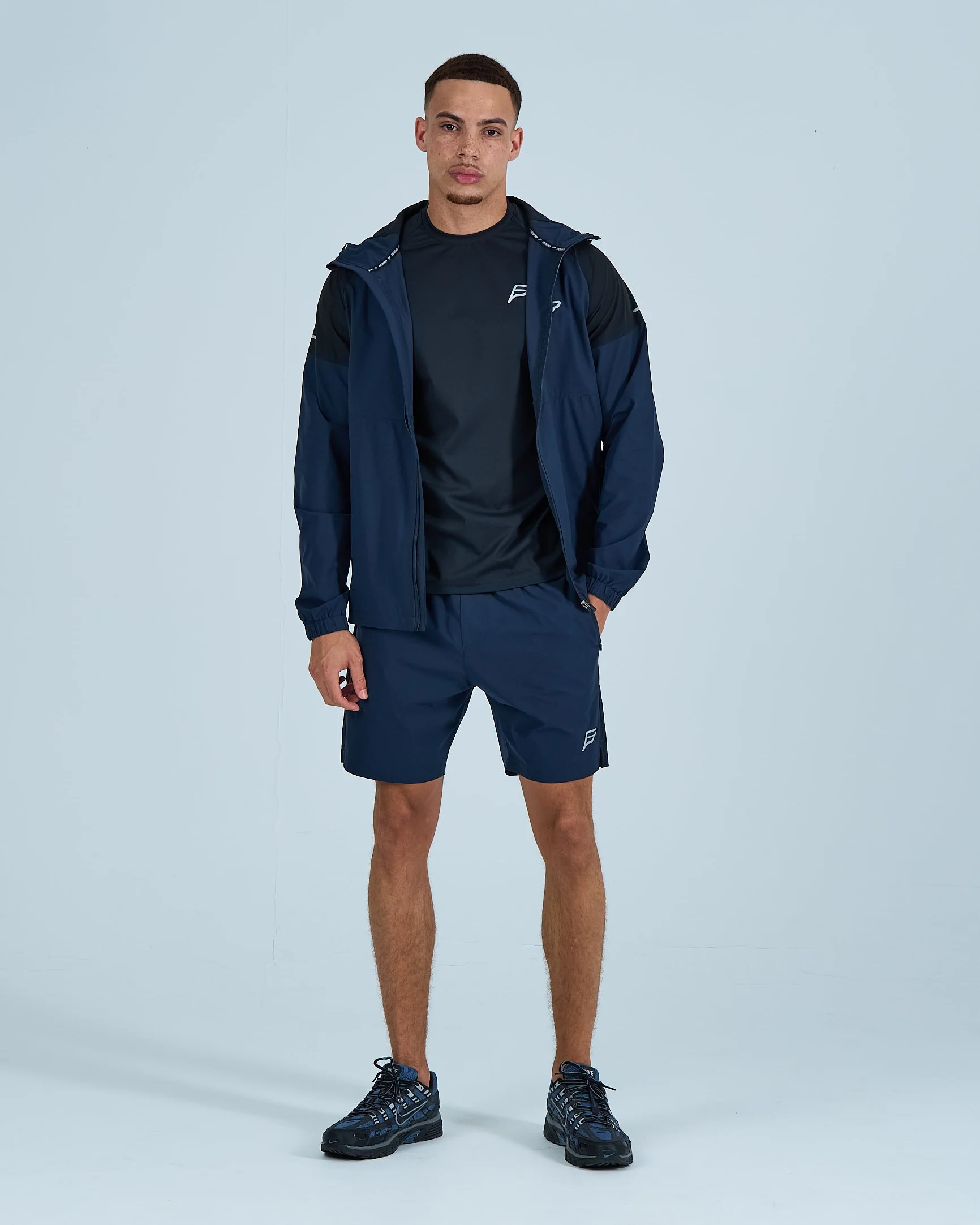 Mens Pace Windbreaker - Navy/Black - Image 4