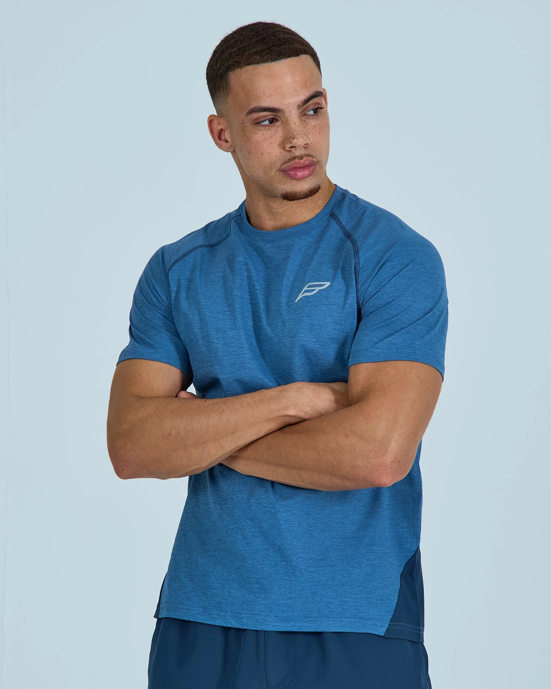 Mens Rise Shorts Set - Ocean Blue - Image 4