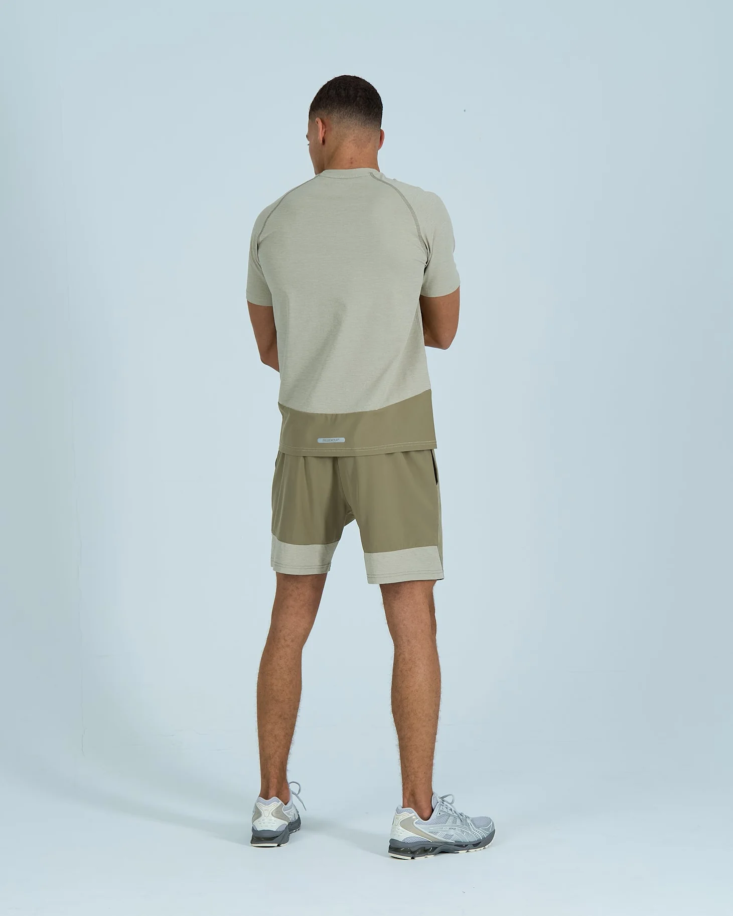 Mens Rise Shorts Set - Stone Beige - Image 5