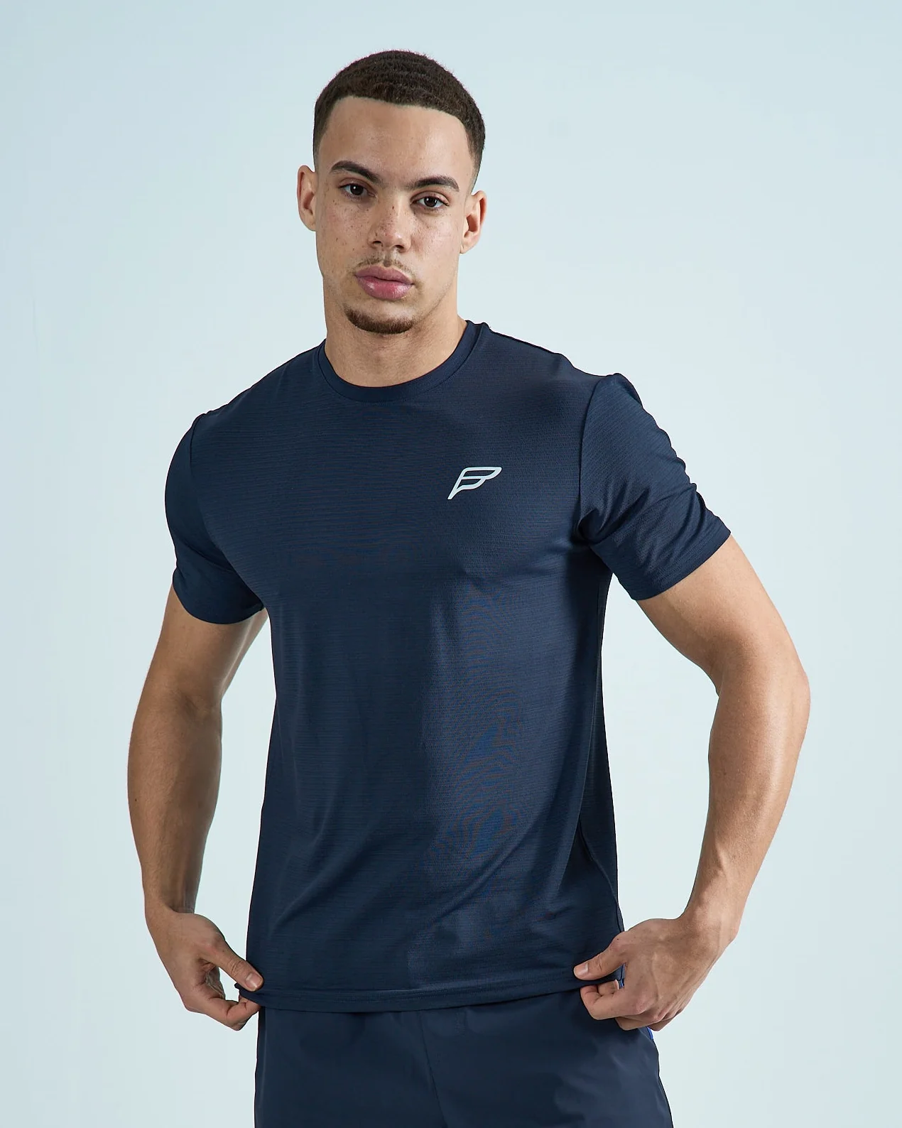 Mens Stride T-Shirt - Navy - Image 2