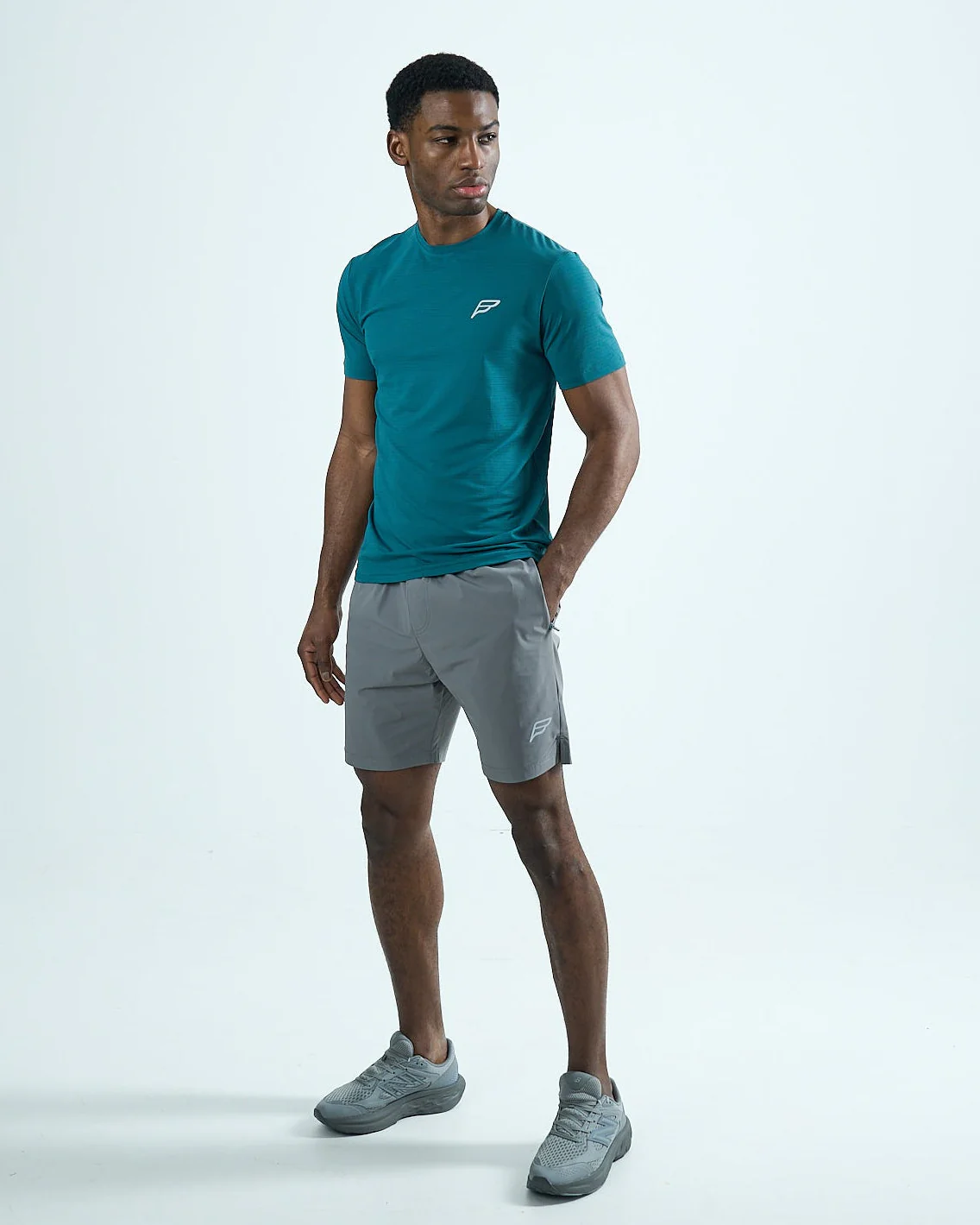 Mens Stride T-Shirt - Teal - Image 4