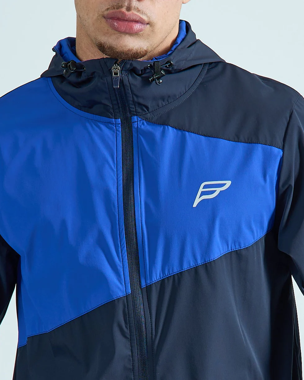 Mens Stride Windbreaker - Navy/Royal - Image 4