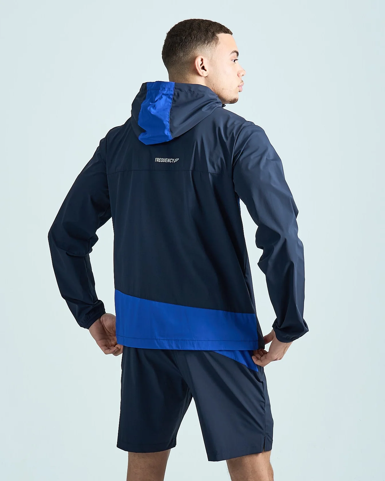 Mens Stride Windbreaker - Navy/Royal - Image 5