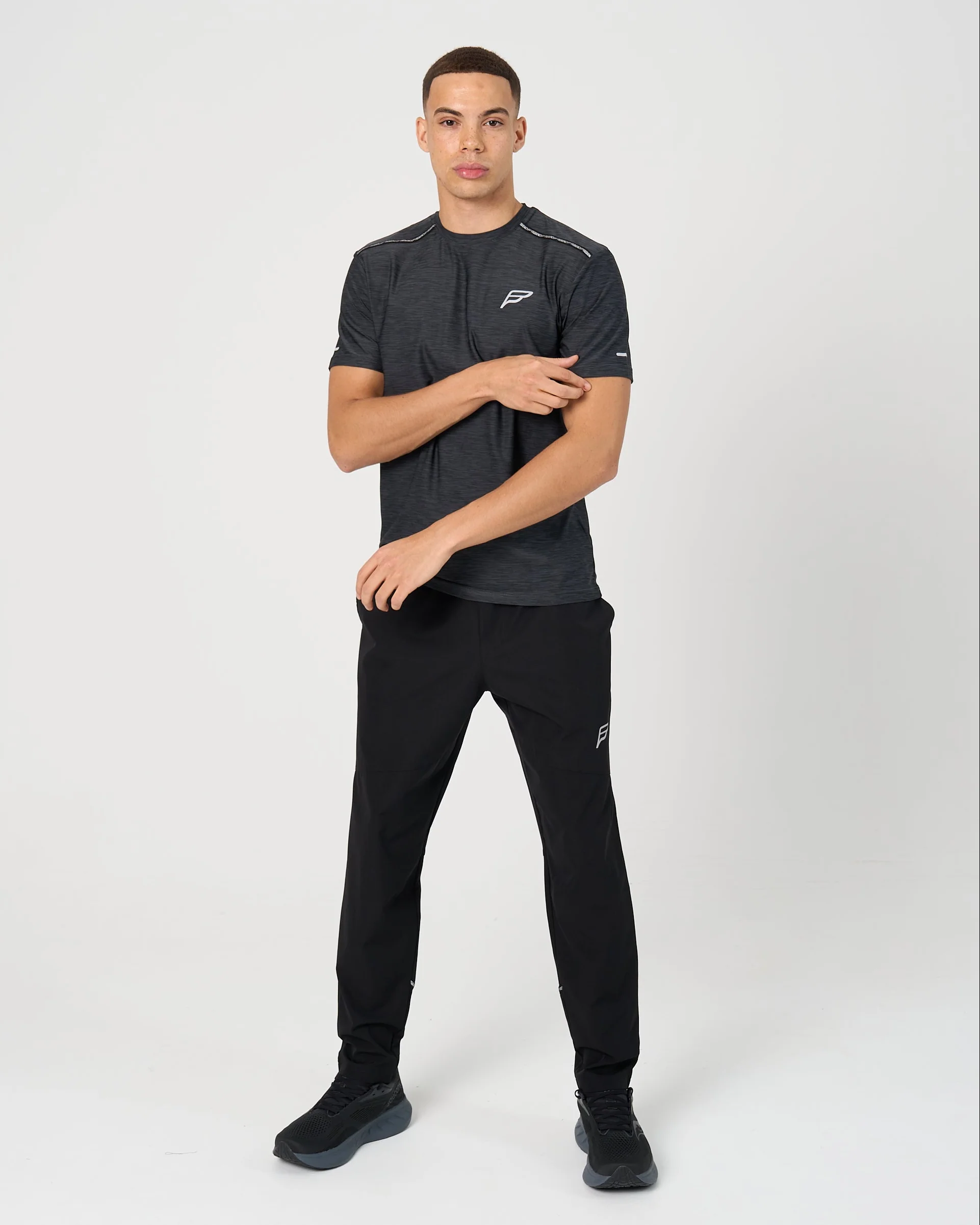 Mens Transform T-Shirt - Black/Grey - Image 5