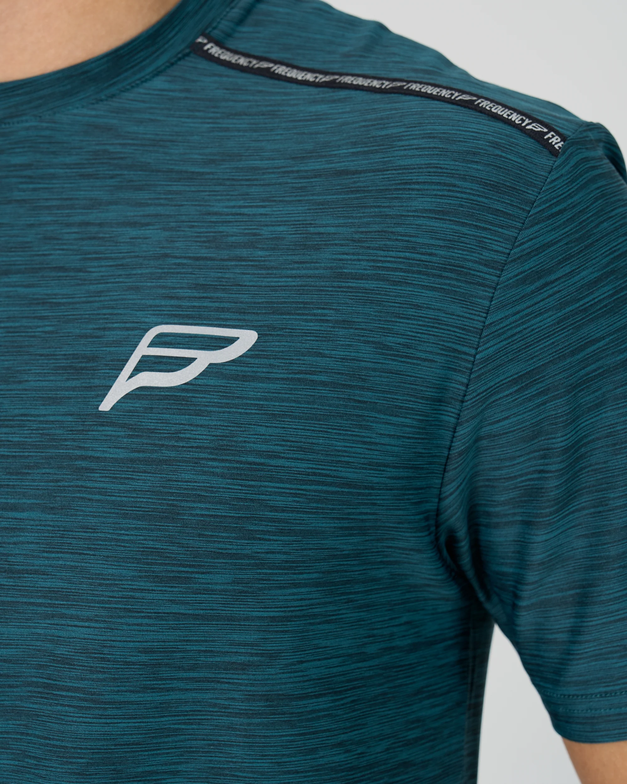 Mens Transform T-Shirt - Grey/Teal - Image 3