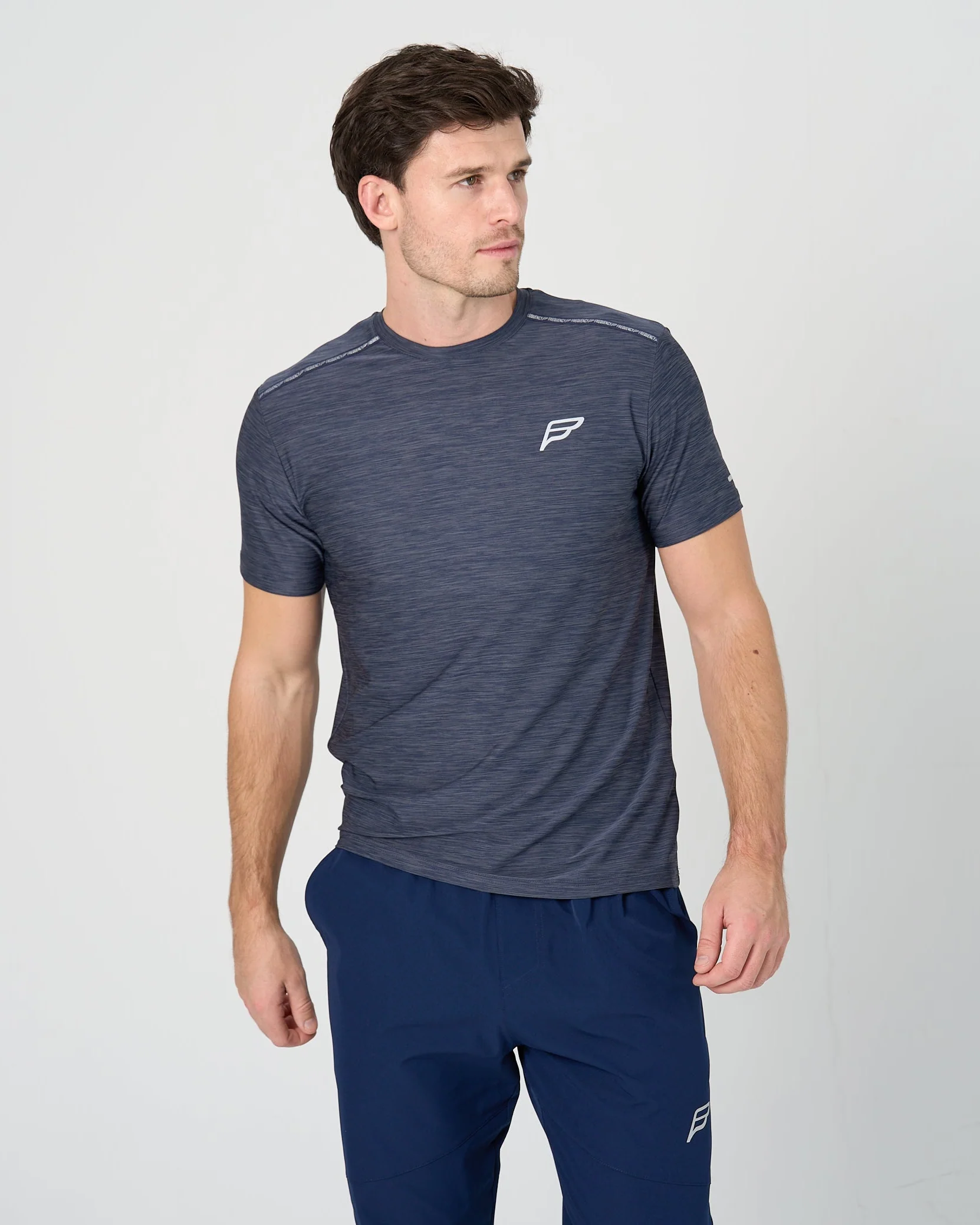 Mens Transform T-Shirt - Navy/Grey - Image 2