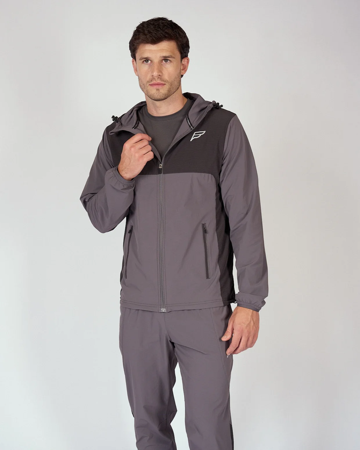Mens Mid Grey Evolve T-Shirt - Image 5