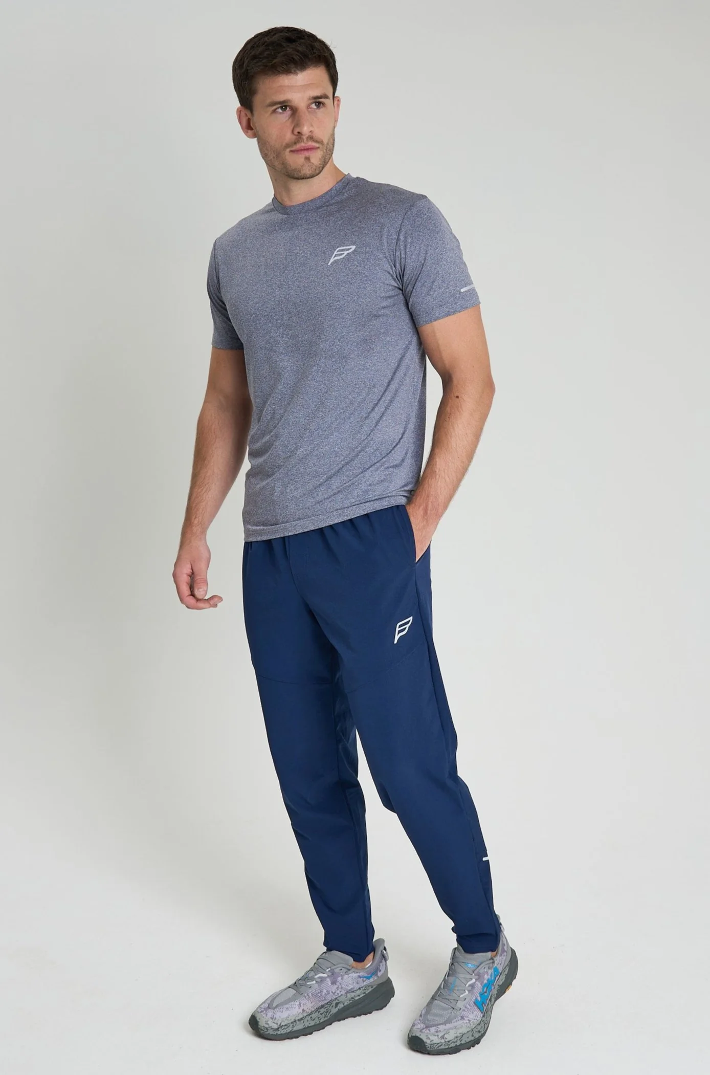 Mens Navy Attain T-Shirt - Image 4