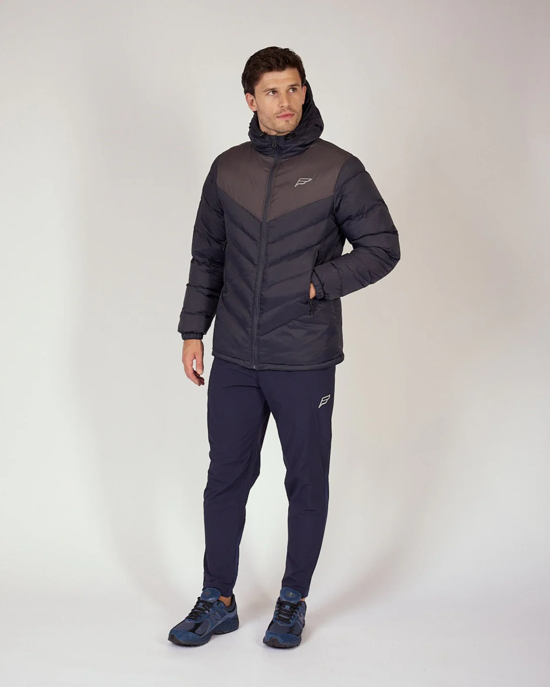 Mens Navy Envision Down Jacket - Image 3