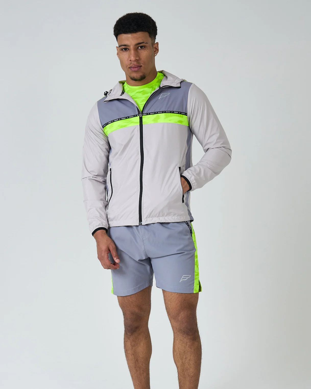 Mens Neutral Neon Evolution Pro Windbreaker - Image 3